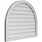Ekena Millwork Round Top Surface Mount PVC Gable Vent w/ 2"W x 1-1/2"P Brickmould Frame, 34"W x 28"H GVPRT34X2802SN - alternate 5